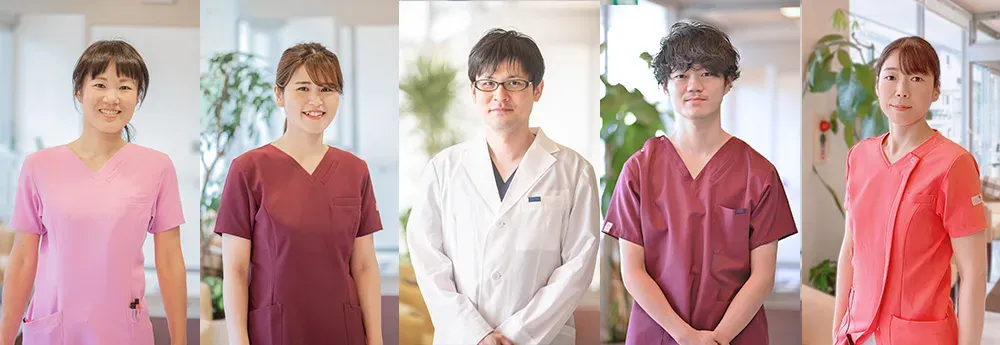 総合診療科の治療に取り組む鍼灸師のチーム