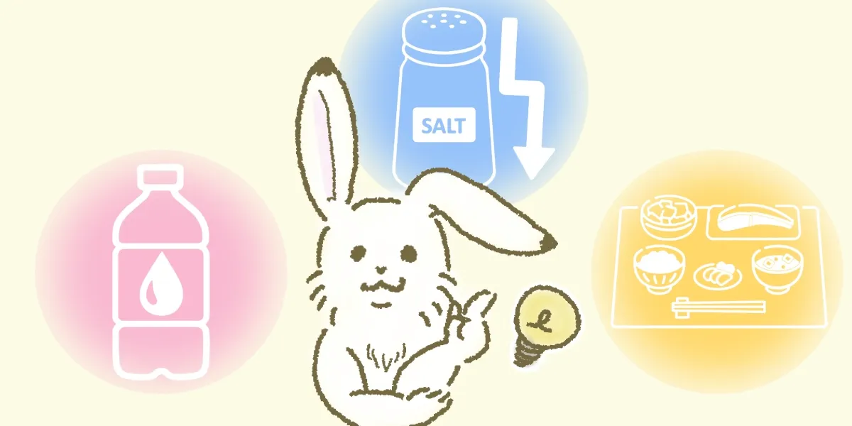 突発性難聴に良い食べ物や飲み物の例イラスト