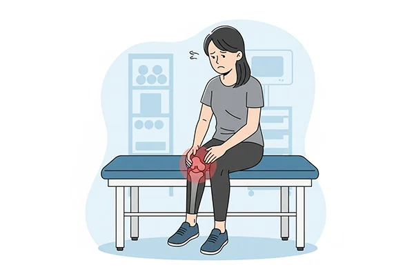 内側半月板損傷による膝の内側の痛み