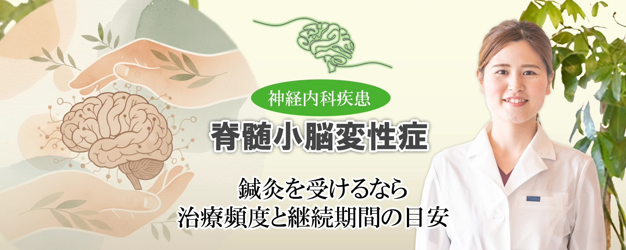 脊髄小脳変性症で鍼灸治療を受けるなら｜治療頻度と継続期間の目安について分かりやすく解説します。