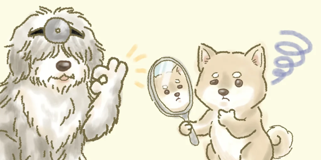 医師の「治った」と患者さんが思う「治った」のギャップを表す図